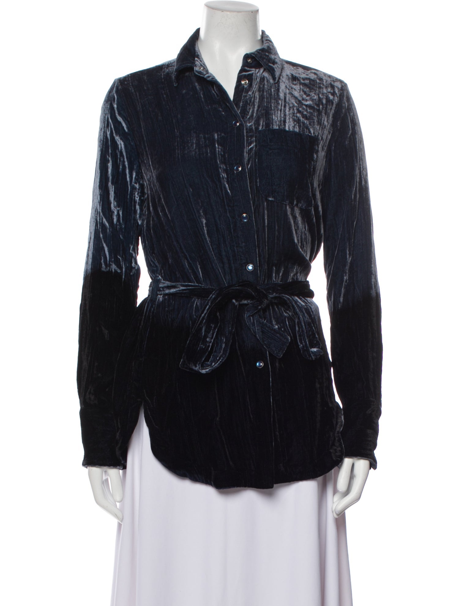 Golden Goose Long Sleeve Button-Up Top